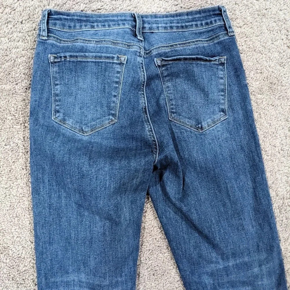 KanCan Dark Wash Mid Rise Skinny Jeans Size 7 - Picture 7 of 10